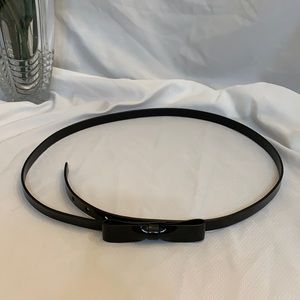 Black Bow Belt
